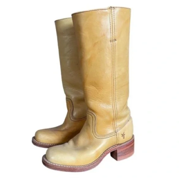 ISO: vintage frye campus boots in BANANA size